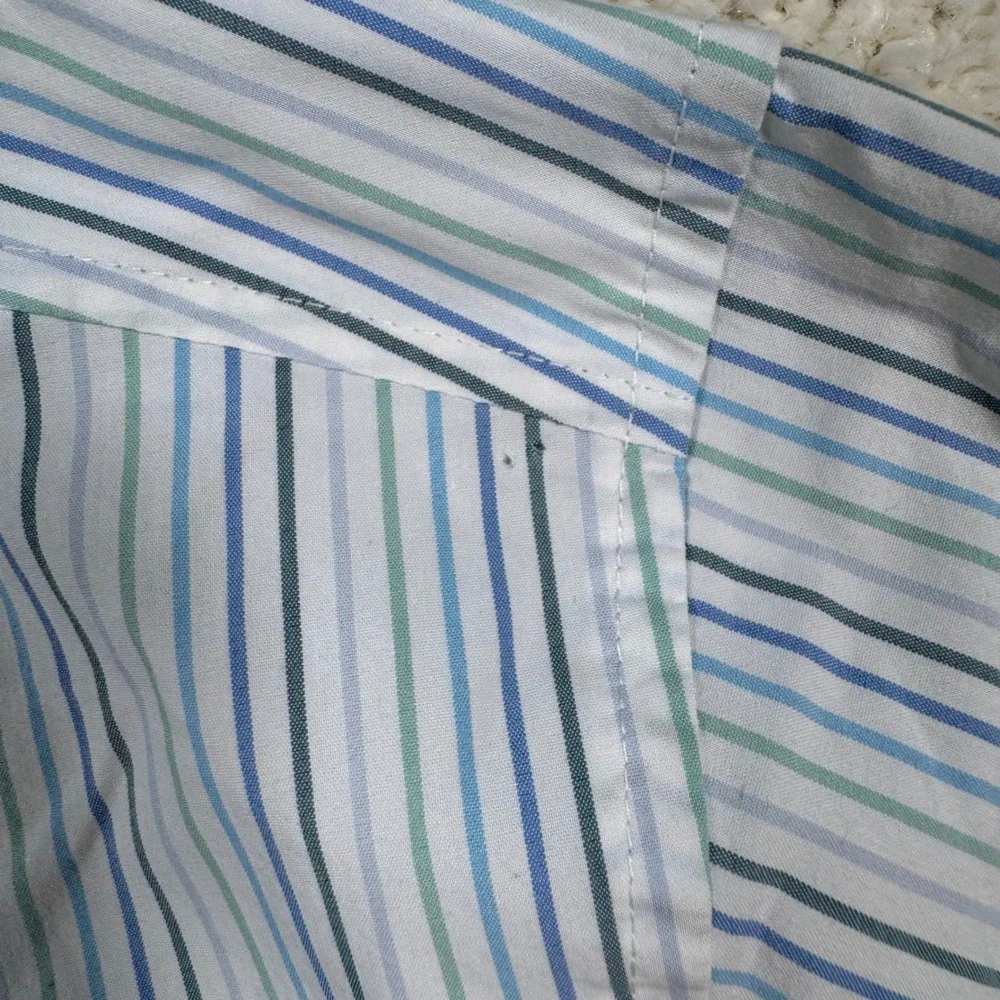 Tommy Bahama Button Down Shirt Mens XXXL Striped‎ Sarasota Stretch Long Sleeve
